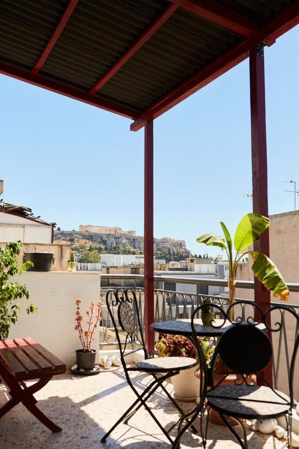 Mosaics Athens Central Studio With Acropolis View Exteriér fotografie